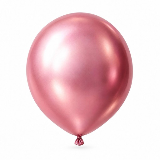[GM9E-ROS-0647] Globo Metálico #9 Rosa Metálico El Payaso C/50u