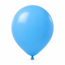 Globo Redondo Decorativo Sólido 9" Azul Cielo El Payaso C/50u