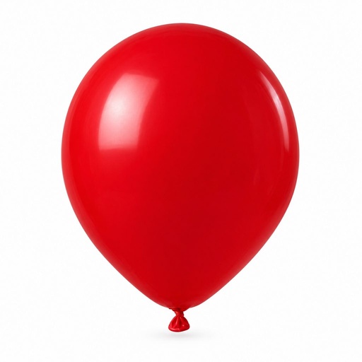 [GRDS-ROJ-0663] Globo Redondo Decorativo Sólido 9" Rojo Carmín El Payaso C/50u