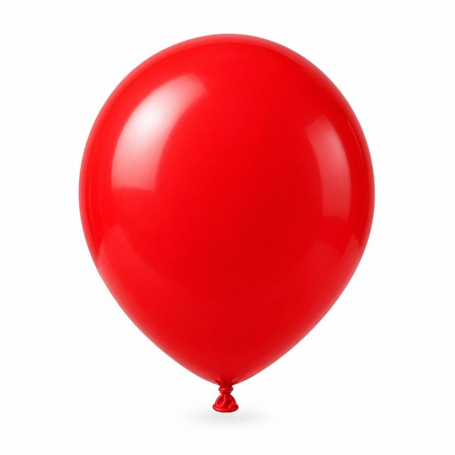 [GRDS-ROJ-0664] Globo Redondo Decorativo Sólido 9" Rojo Cereza El Payaso C/50u