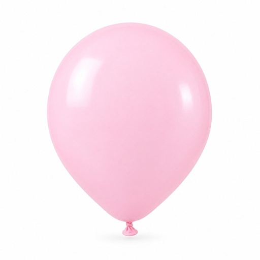 [GRDS-ROS-0665] Globo Redondo Decorativo Sólido 9" Rosa Bebé El Payaso C/50u