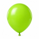 Globo Redondo Decorativo Sólido 9" Verde Lima El Payaso C/50u