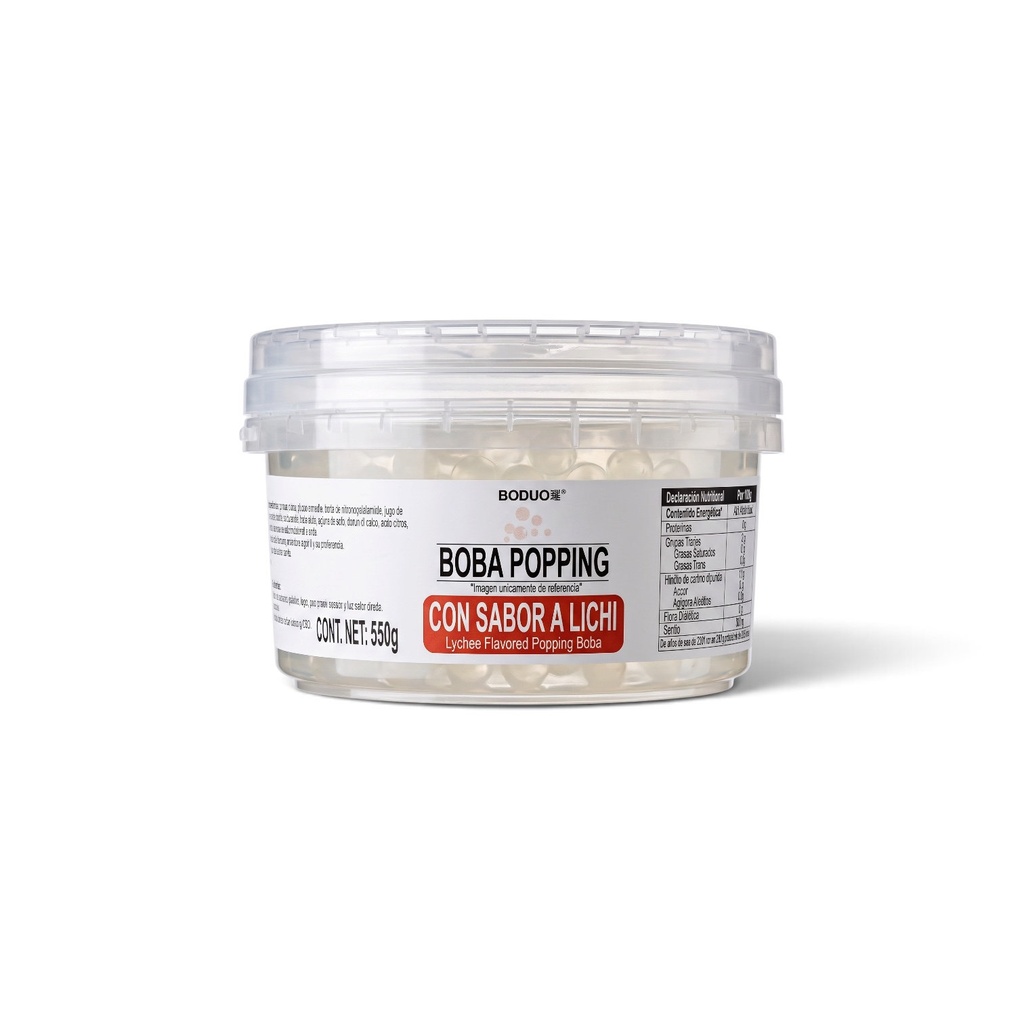 Perlas Explosivas Sabor Lychee Boduo C/550Gr