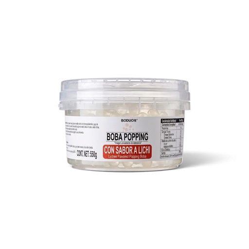 [PEBD-LYC-5C-1208] Perlas Explosivas Sabor Lychee Boduo C/550Gr