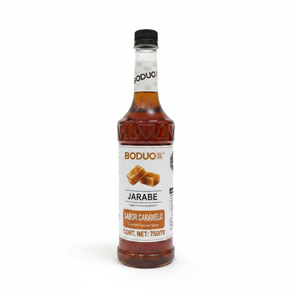 JARABE SABOR CARAMELO BODUO 750ML