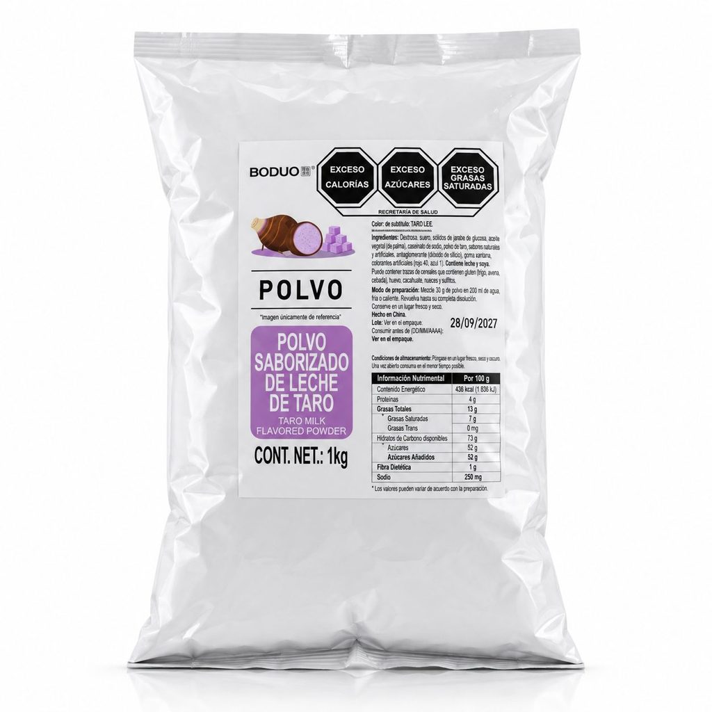 Polvo para Preparar Bebidas Sabor Taro Boduo
