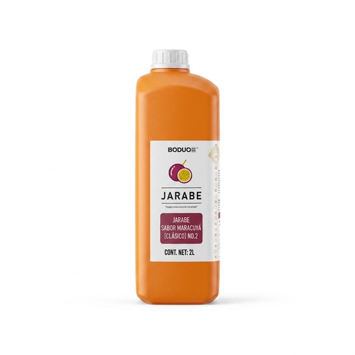 [JBOD-MAR-1201] Jarabe Sabor Maracuyá Boduo 2LT