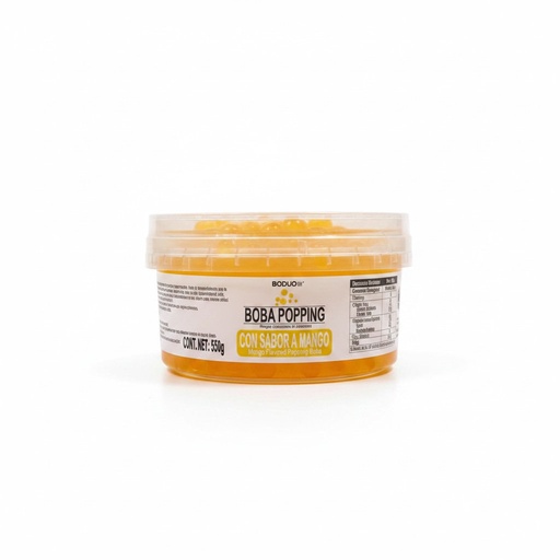 [PEBD-MAN-5C-1224] Perlas Explosivas Sabor Mango Boduo C/550Gr