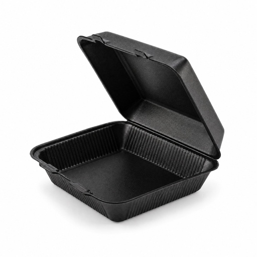 [CUN7-LIS-0502] Contenedor Unicel Negro 7X7 Liso Reyma