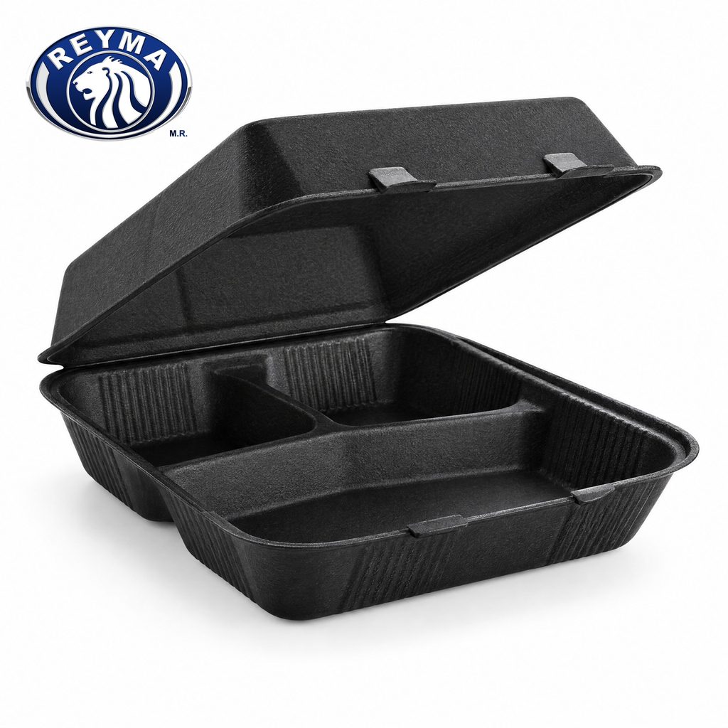 Contenedor Unicel Negro 8X8 División Reyma