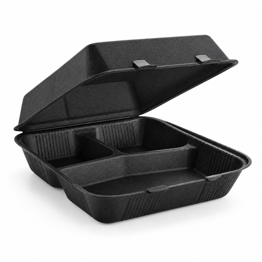 [CUN8-DIV-0505] Contenedor Unicel Negro 8X8 División Reyma