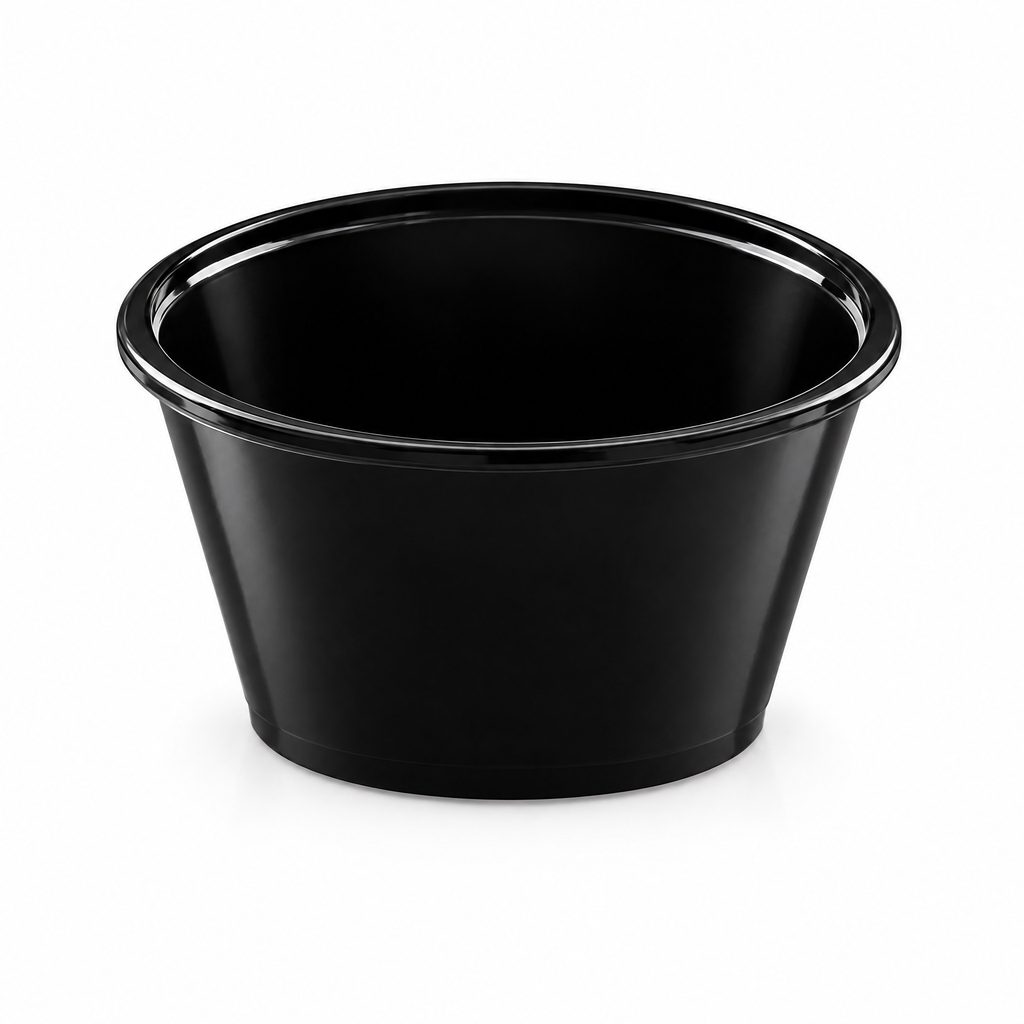 Vaso Souffle 2oz Primo Negro C/100u