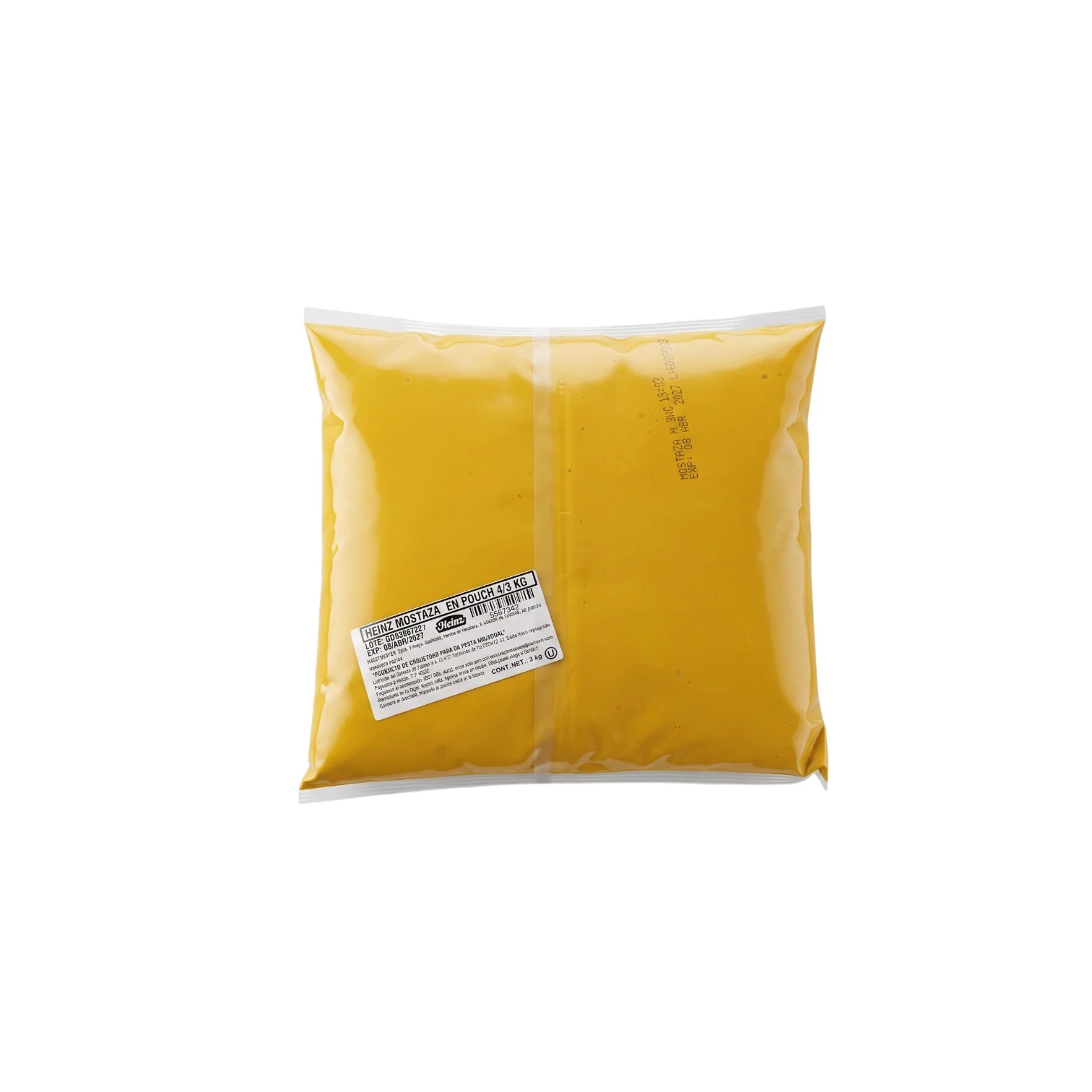 Mostaza Heinz Pouch 3kg