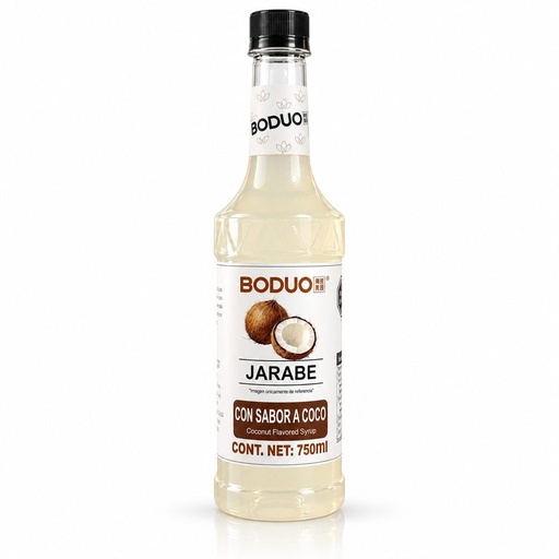[JBOD-COC-750] Jarabe Sabor Coco Boduo 750ML