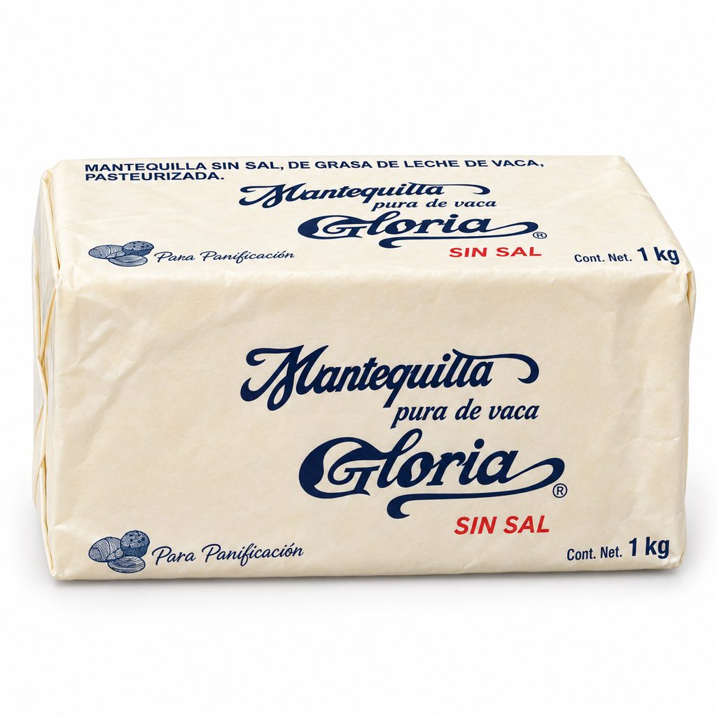 Mantequilla sin sal Gloria Blanca 1kg