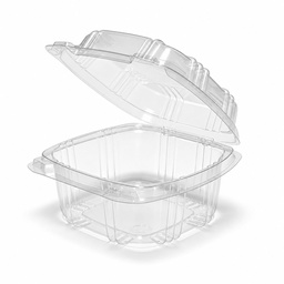 Contenedor Bisagra (0909-42) PET 9X9X6CM Miny Inix
