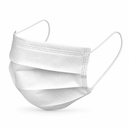 Cubrebocas Plisado Blanco Prosafe C/50u