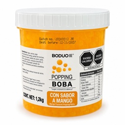 Perlas Explosivas Sabor Mango Boduo C/1.2kg